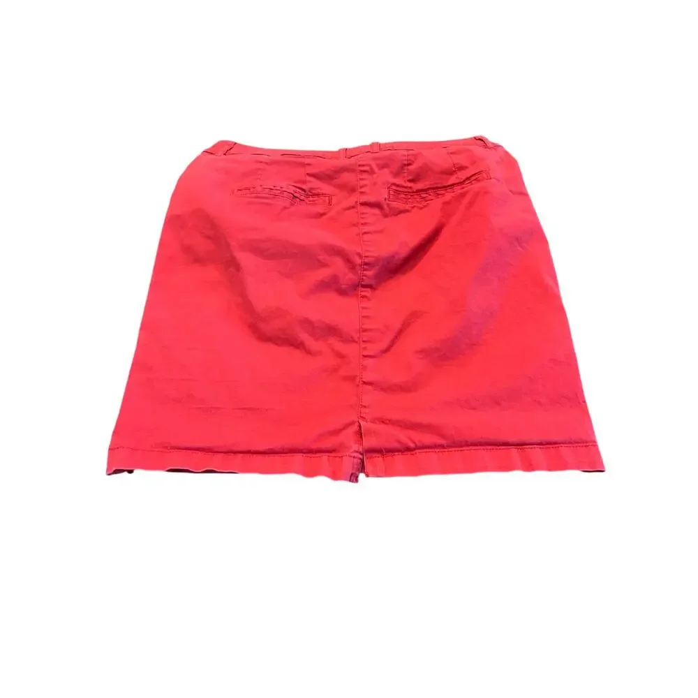 New Summer Red Mini Skirt Size 34 EU 2 US
